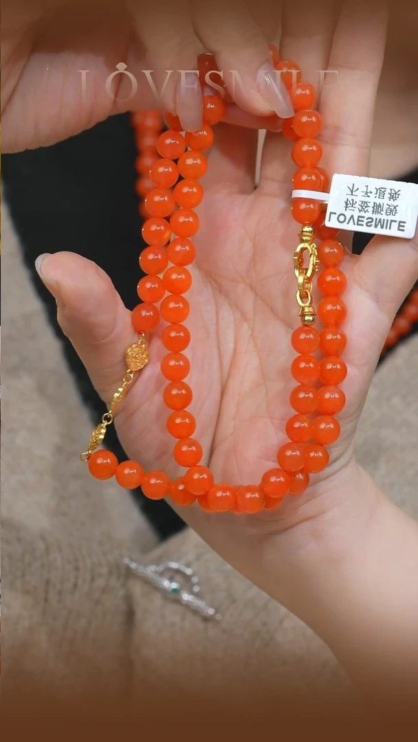 未镶嵌项链南红玛瑙079