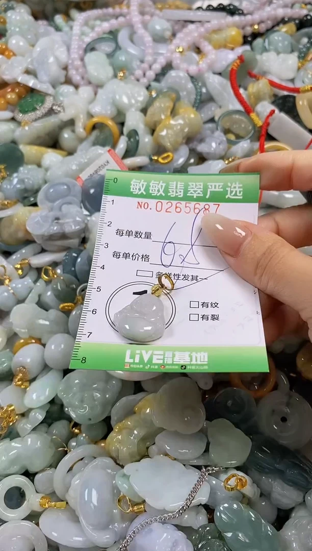 翡翠未镶嵌颈饰闪购0265687多样性发其一