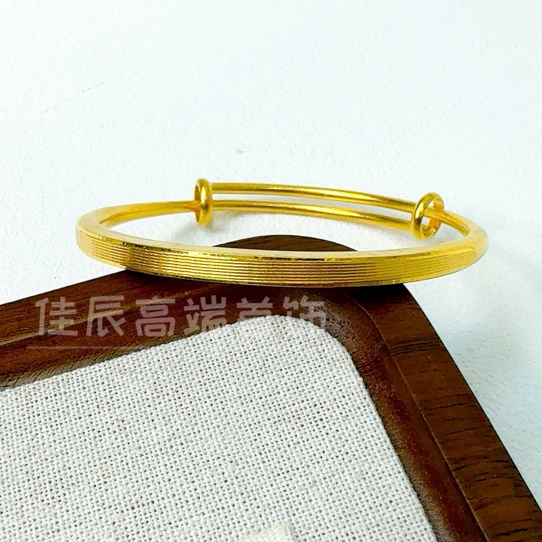 精品拉丝方形推拉手镯C036