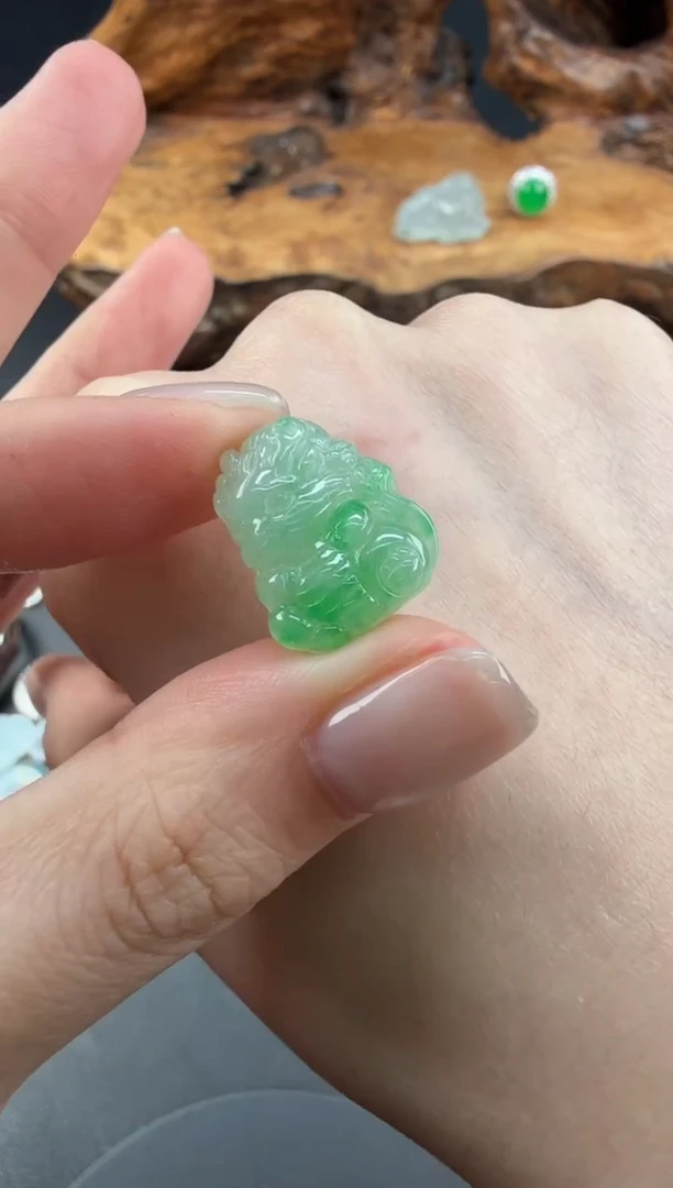 吊坠(不含链)未镶嵌翡翠翡翠饰品-202