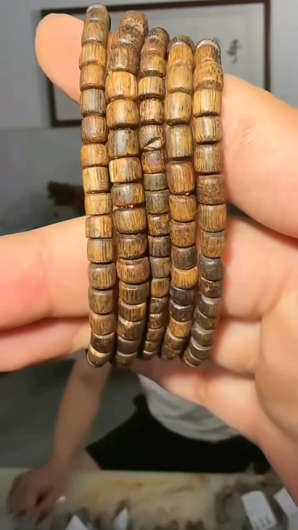 沉香手串5号单圈多样性发一