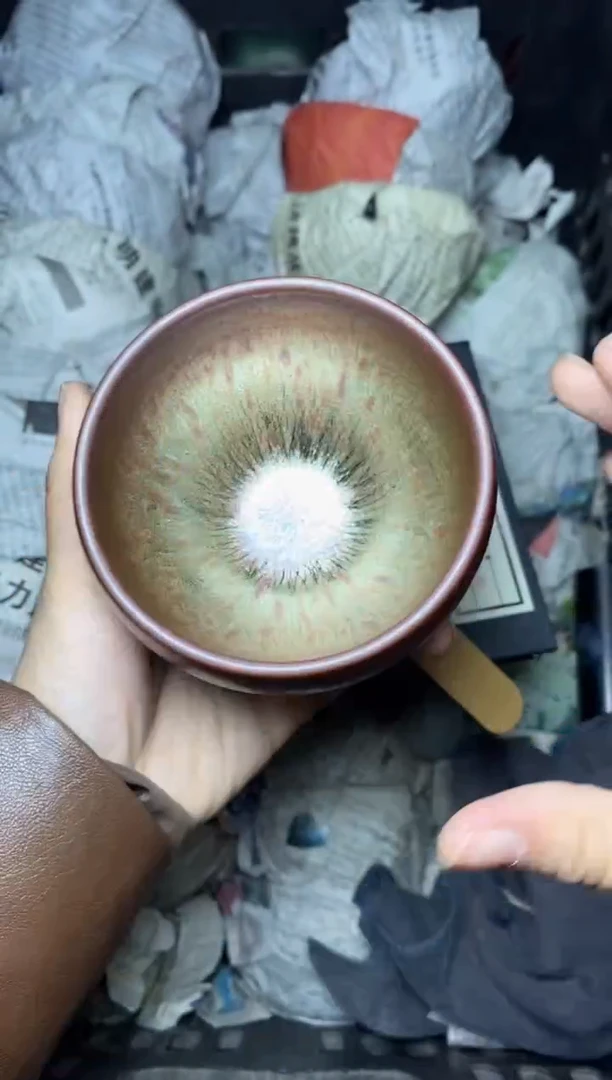 【闪购商品】茶盏金丝万缕 盏三疯建盏茶器