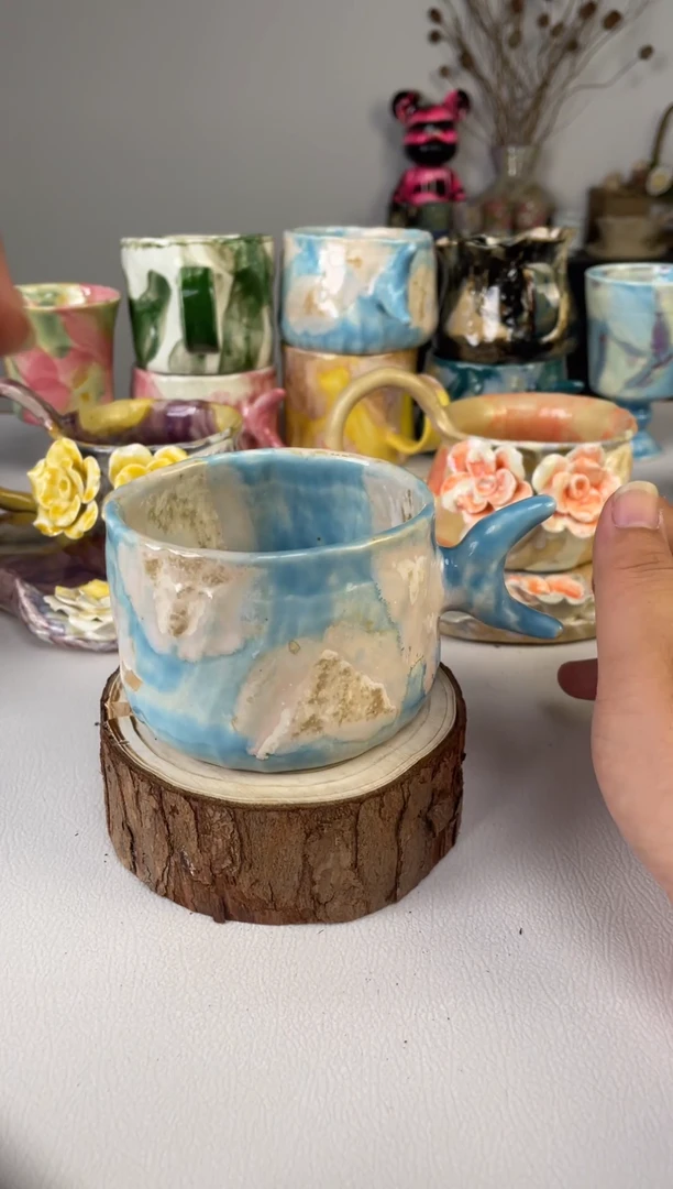 「孤品」沐泽若芳咖啡杯