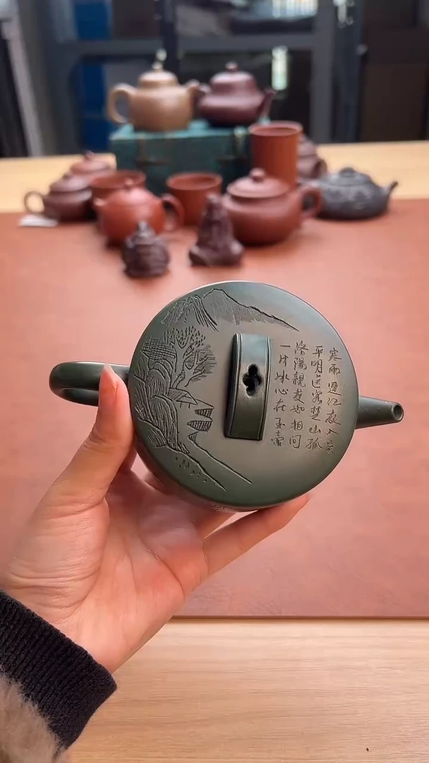 茶壶紫砂宜兴紫砂源头公堂茶壶