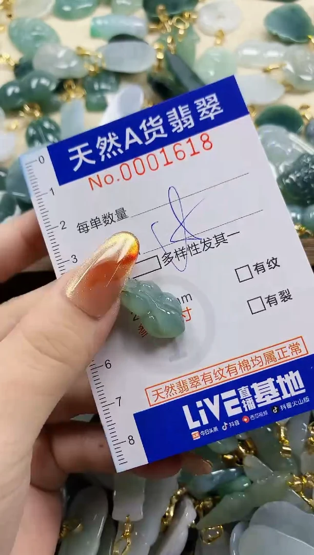 颈饰未镶嵌翡翠c****-天然A货翡翠