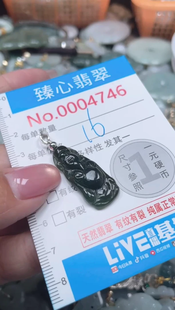 颈饰未镶嵌翡翠4546