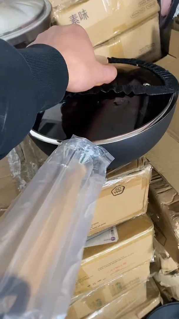 1素味万锤煎炒锅24有盖