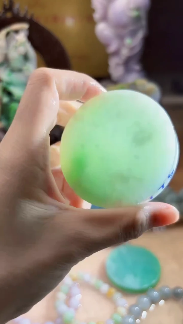 未镶嵌挂件翡翠A货柠优7429