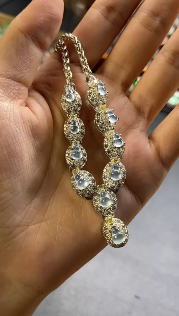 翡翠裸石未镶嵌冰蛋戒面裸石翡翠-10颗葫芦