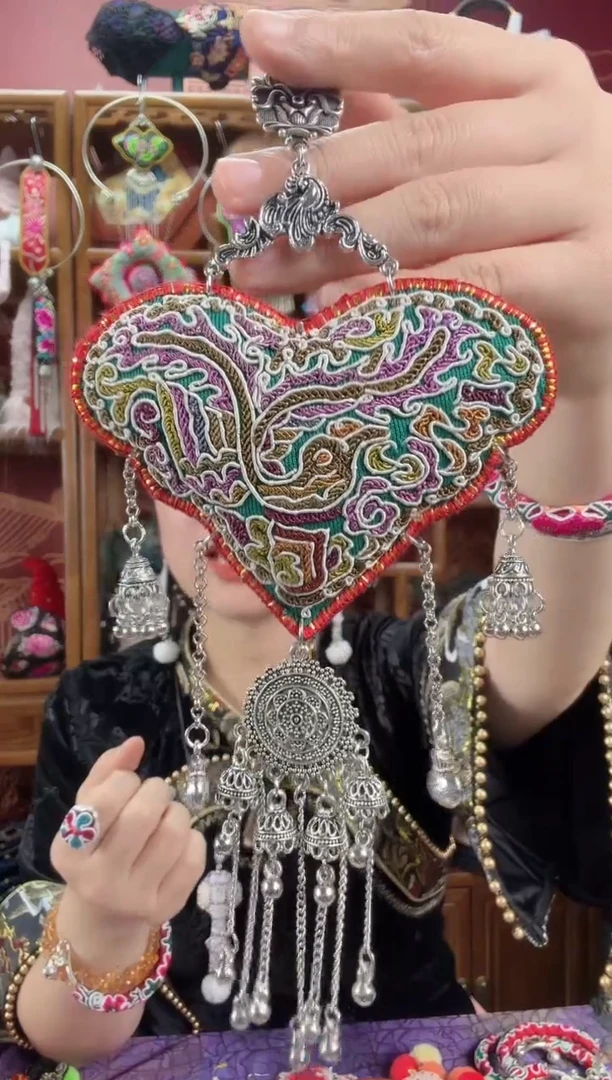 刺绣压襟62甜甜家