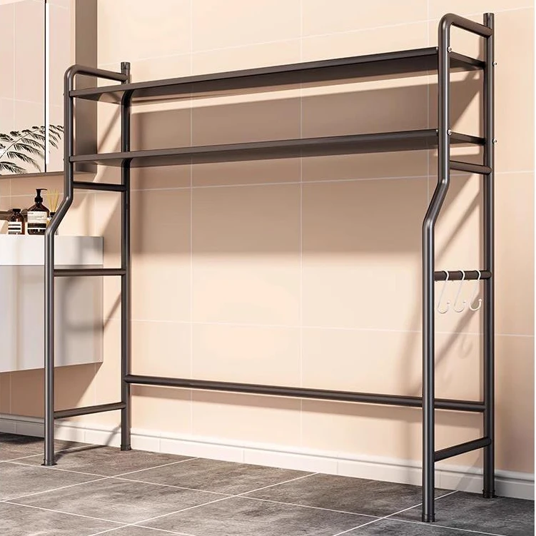 洗衣机收纳架卫生间置物架马桶上方架子厕所落地滚筒收纳架储物架