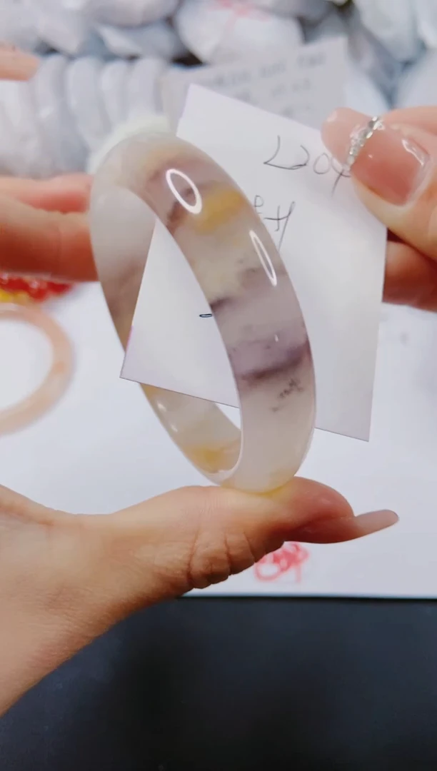 【闪购商品】石英质玉手镯未镶嵌L204-58/59