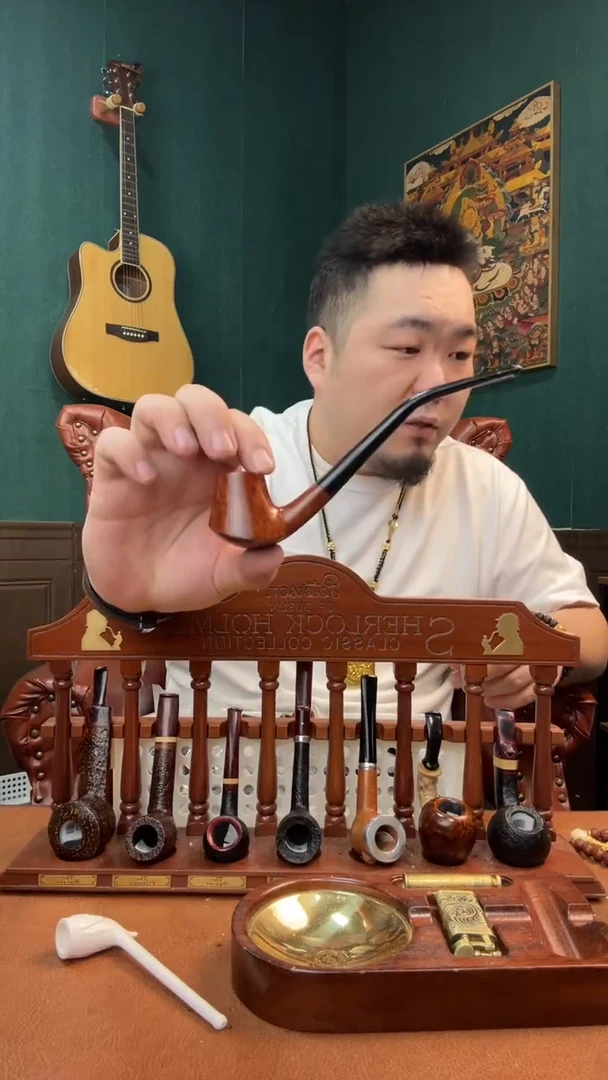 石楠木木雕款意大利进口石楠木烟斗