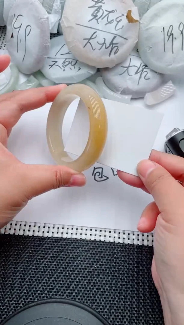 未镶嵌手镯石英质玉7-56-57