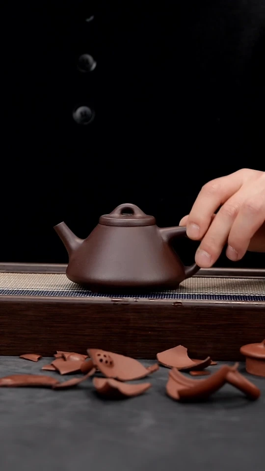 【闪购商品】紫砂茶壶紫泥高子冶石瓢