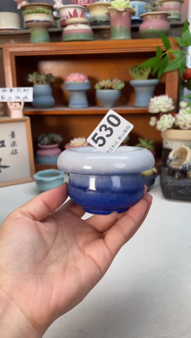瓷片530知木小芳花盆
