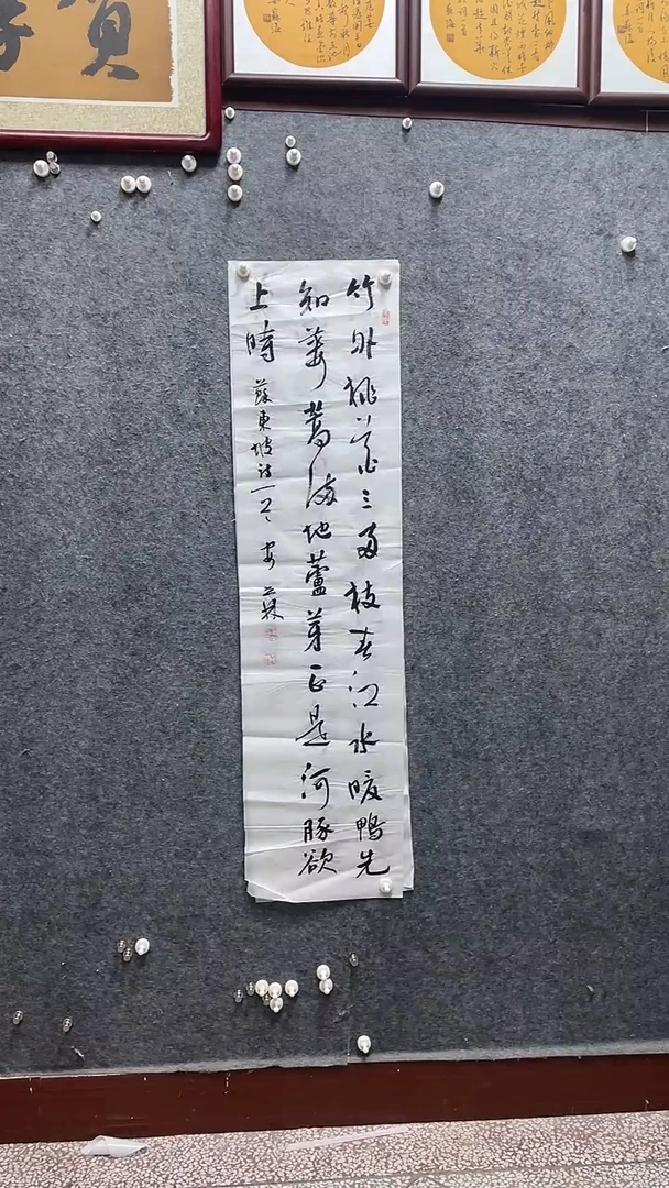 书法安世林老师作品138*34