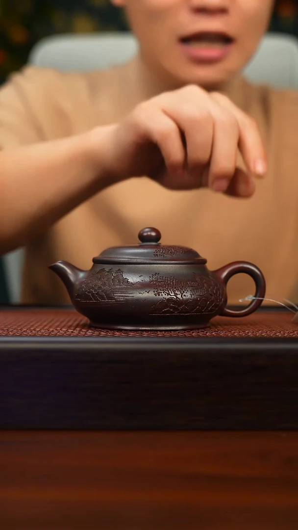 茶壶紫砂原矿紫砂手工茶壶