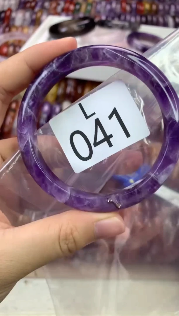 【闪购商品】水晶水晶手镯L未镶嵌041-58