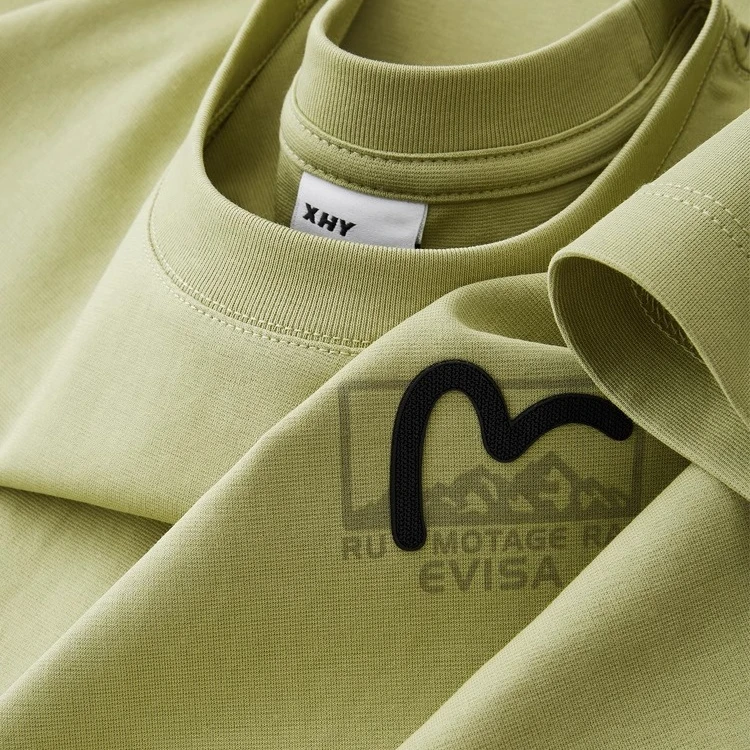 狄佛蒙特欧洲站冰丝夏季潮牌印花短袖t恤男士圆领时尚休闲半袖T恤