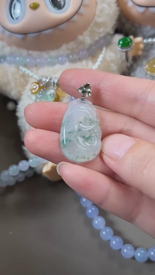 翡翠未镶嵌吊坠(不含链)天然缅甸翡翠吊坠