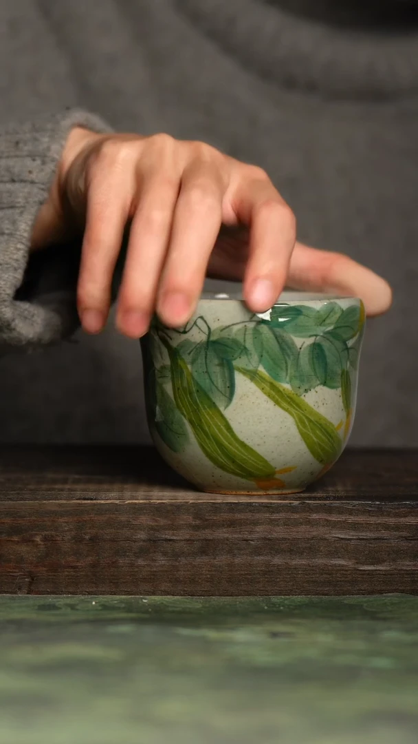 【闪购商品】杯青诗手工手绘瓷器