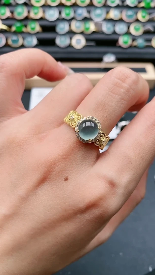 【闪购商品】翡翠戒指银S925镶嵌11111111