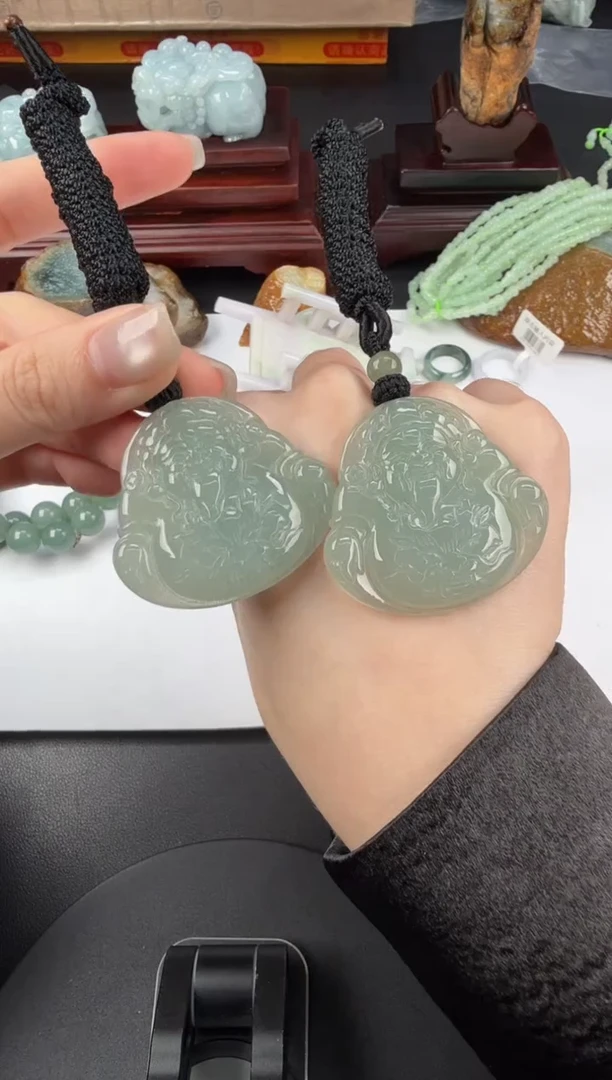 吊坠(不含链)未镶嵌翡翠翡翠饰品（多样性发货一件）-76