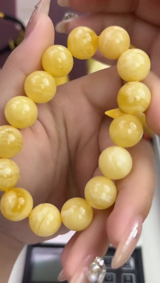 裸石琥珀未镶嵌天然琥珀蜜蜡手串