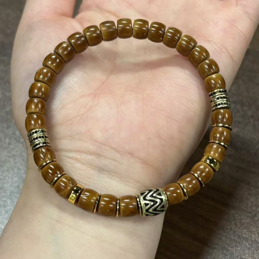 百翠玉庭紫金鼠手串2070精选紫金鼠咖皮实心直切7+6+满配文玩手串