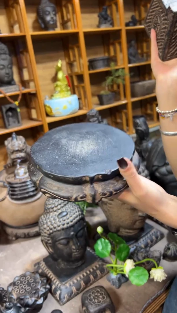 陶土【火山泥】金箍坛底座