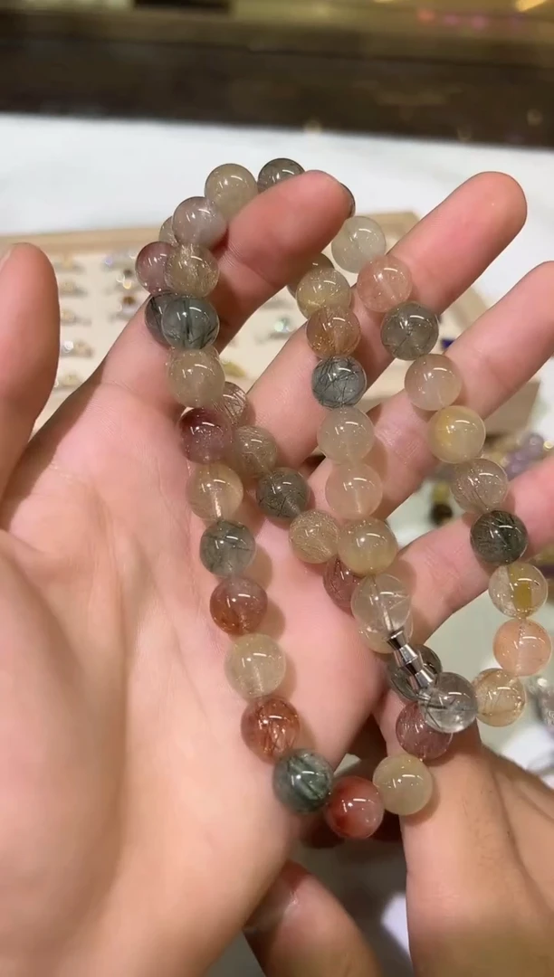 项链银S925镶嵌水晶水晶项链 多样性发其一