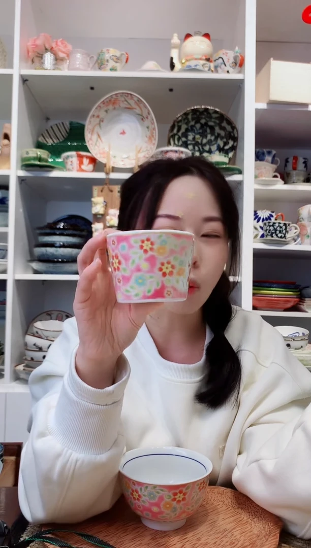 陶瓷【新品】九谷兔子猪口杯