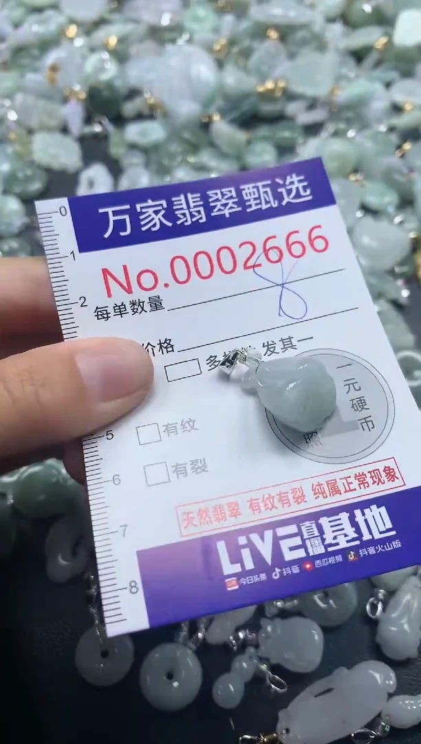 吊坠(不含链)未镶嵌翡翠2666