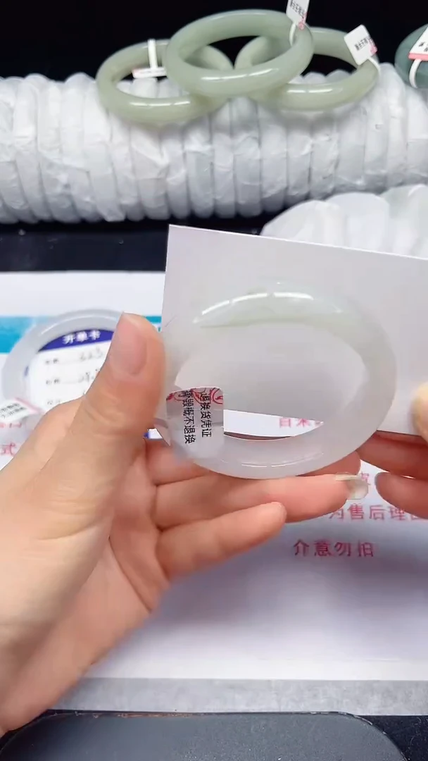 未镶嵌手镯石英质玉324-52/53