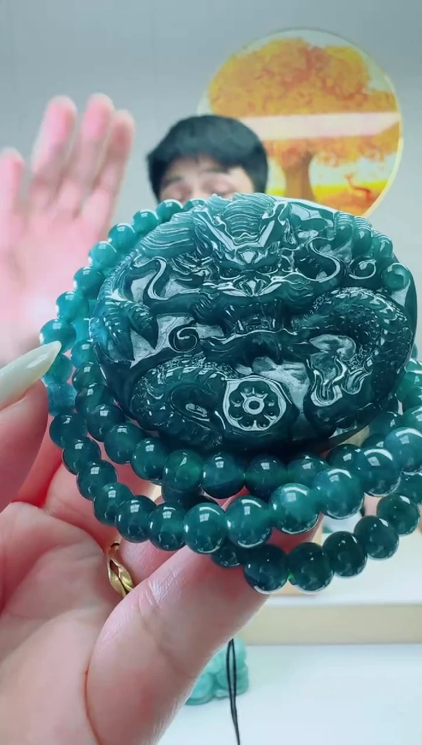 翡翠未镶嵌颈饰多样性随机发其一