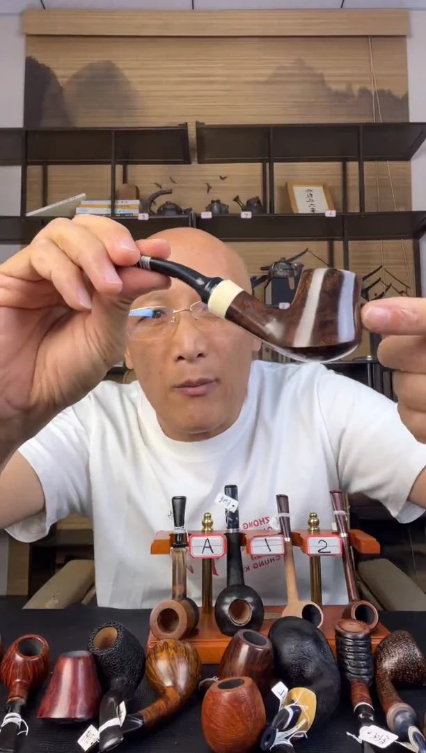 石楠木纯手工意大利石楠木烟斗