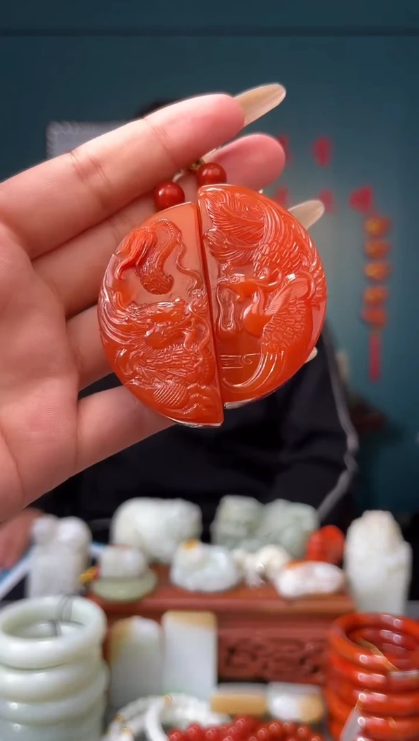 【闪购商品】南红玛瑙颈饰未镶嵌吊坠