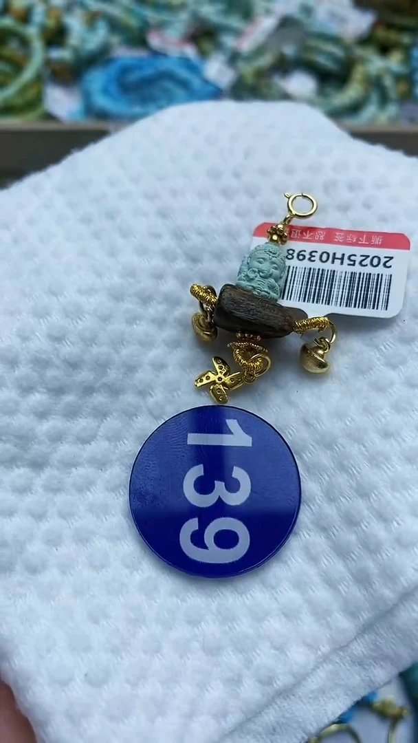 【闪购商品】绿松石雕刻件银S925镶嵌139