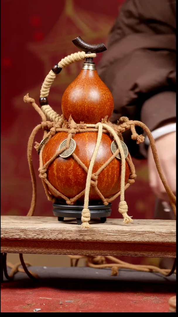 968号纯手工制作天然大漆真葫芦