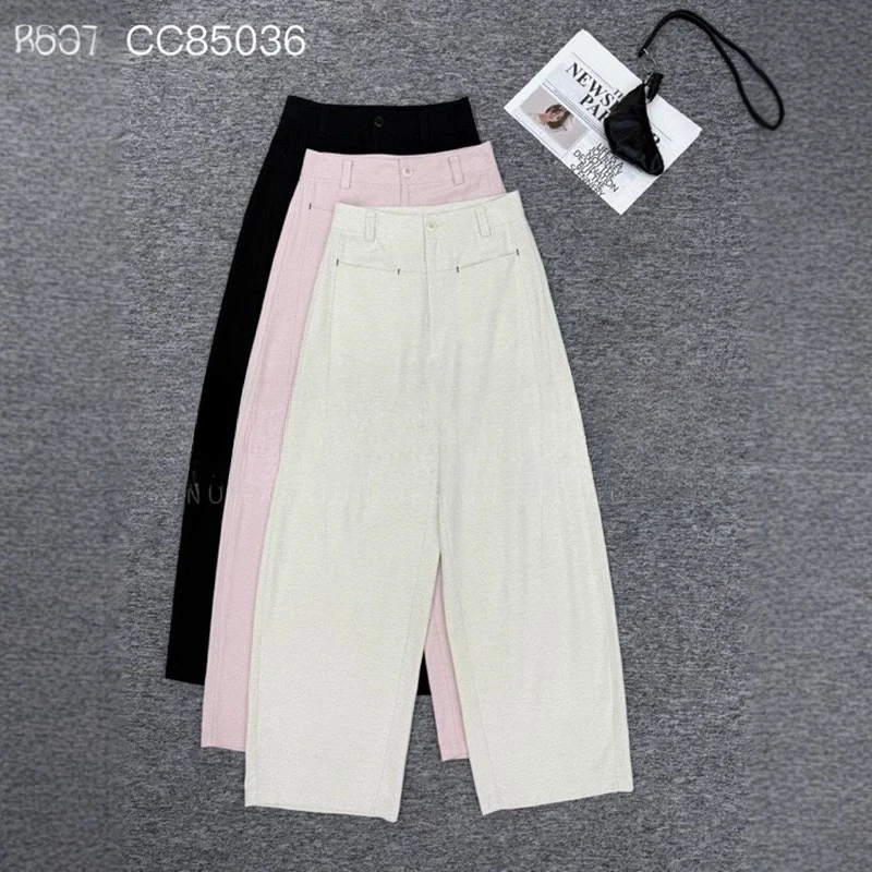 D31470南油爆款气质直筒休闲裤