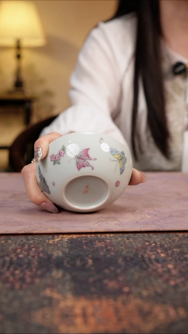 杯景德镇陶瓷杯碗柴烧多人