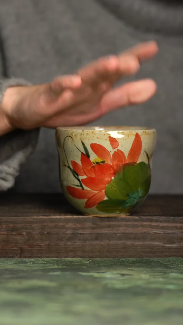 【闪购商品】杯青诗手工手绘瓷器