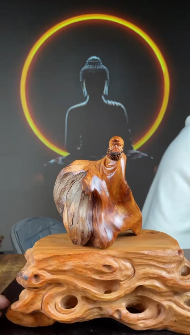 柏木（崖柏）手工摆件,先抢先得!编号:312