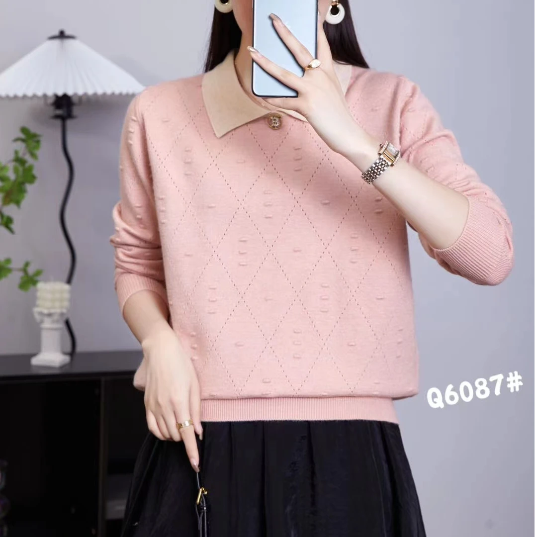 808#新款长袖针织衫显瘦气质时尚百搭套头12