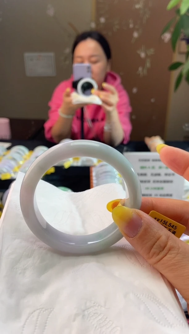 未镶嵌手镯翡翠54.5圈口d