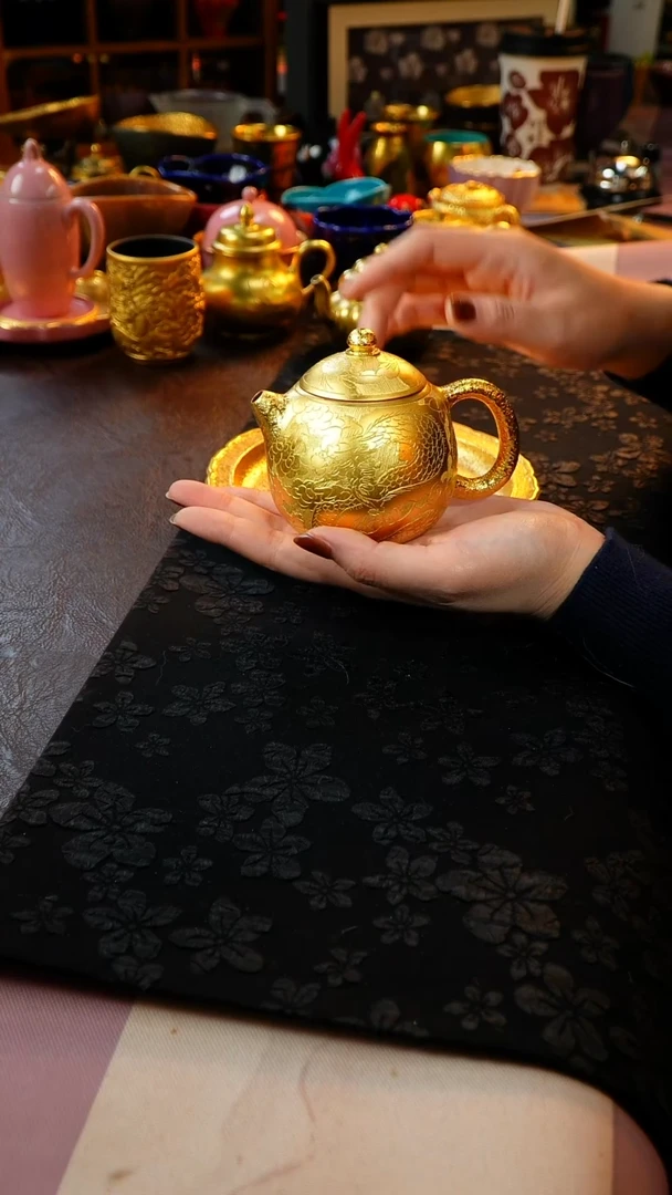 茶杯紫砂【宜景窑系列】金壶