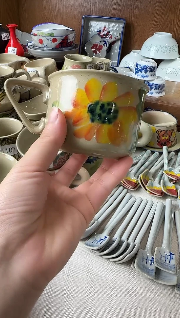 杯子景德镇手工陶瓷杯子1134