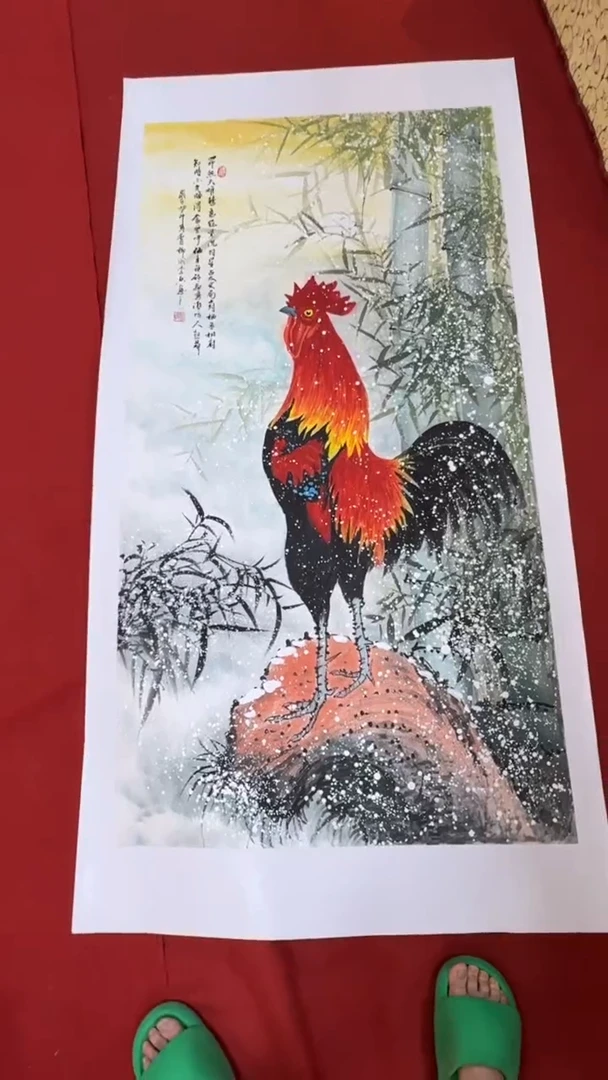 国画国画字画小姐姐真好看
