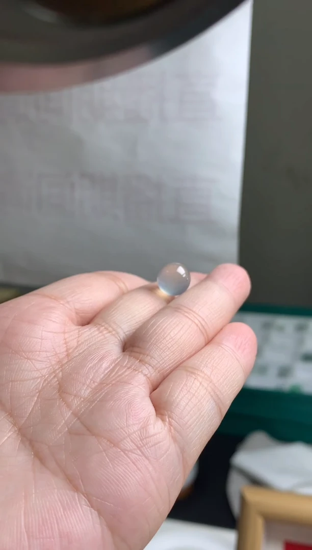 未镶嵌定制翡翠卡8.8mm